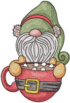 Gnome Cocoa | Machine Embroidery Designs by JuJu