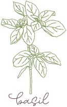 Herbal Redwork 1 | Machine Embroidery Designs by JuJu
