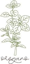 Herbal Redwork 4 | Machine Embroidery Designs by JuJu
