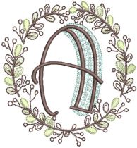 Hope Laurel Alphabet | Machine Embroidery Designs by JuJu