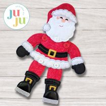 ITH Santa Wall Hanging | Machine Embroidery Designs by JuJu