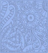 Mehndi Quilt Blocks 1 Machine Embroidery Designs by JuJu