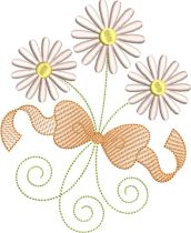 Must Love Daisies | Machine Embroidery Designs by JuJu