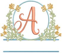 Natalia Monogram | Machine Embroidery Designs by JuJu