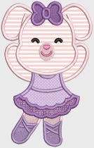 Overalls and Tutus Machine Embroidery Designs by JuJu