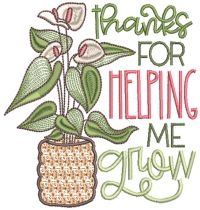 Plant Lovers 8 | Machine Embroidery Designs by JuJu