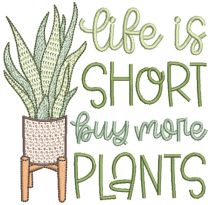Plant Lovers 8 | Machine Embroidery Designs by JuJu