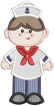 Rescue Kids Applique 2 Machine Embroidery Designs by JuJu