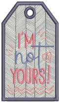 In The Hoop Sassy Luggage Tags | Machine Embroidery Designs by JuJu
