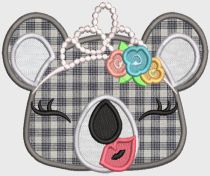 Sassy Peekers Applique Machine Embroidery Designs by JuJu 