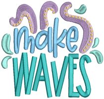 Sassy Seaside Beach Word Art Machine Embroidery Designs by JuJu