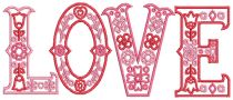 Scandinavian Valentines Machine Embroidery Designs by JuJu