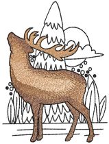 Sketchy Woodland Animal Silhouettes | Machine Embroidery Designs by JuJu