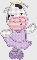Sweet Ballerina Animals 2 Applique Machine Embroidery Designs by JuJu 
