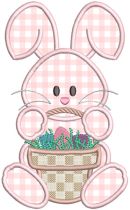 Sweet Bunnies Applique | Machine Embroidery Designs by JuJu
