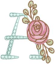 Tabitha Alphabet | Machine Embroidery Designs by JuJu