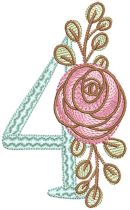 Tabitha Numbers | Machine Embroidery Designs by JuJu