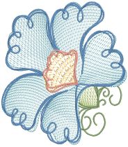Vintage Sketch Flowers 3 Machine Embroidery Designs by JuJu