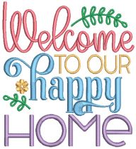 Welcome Signs 1 | Machine Embroidery Designs by JuJu