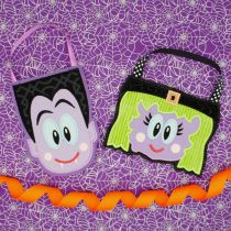 Halloween Treat Bags 3 | Machine Embroidery Designs by JuJu