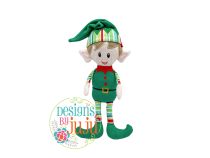 Elvin The Elf In The Hoop | Machine Embroidery Designs by JuJu