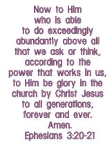 Ephesians 3:20