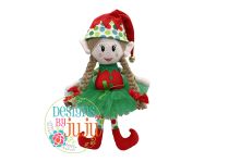 Ethel The Elf In The Hoop | Machine Embroidery Designs by JuJu