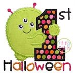 First Halloween Monster Applique | Machine Embroidery Designs by JuJu