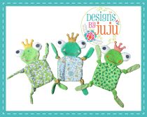 Flatty Froggy | Machine Embroidery Designs by JuJu