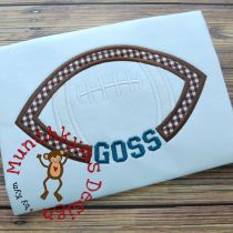 Football For Name | Machine Embroidery Designs by JuJu