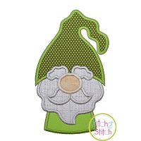 Gnome Grandpa Applique Design | Machine Embroidery Designs by JuJu