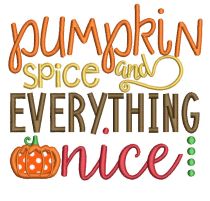 Fall Autumn Harvest Sayings Word Art Machine Embroidery Designs by JuJu