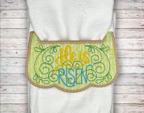 ITH He Is Risen Wrap Around Towel Topper | Machine Embroidery Designs by JuJu