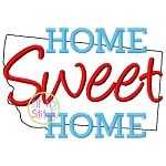 Home Sweet Home Montana Embroidery | Machine Embroidery Designs by JuJu