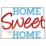 Home Sweet Home Wyoming Embroidery | Machine Embroidery Designs by JuJu