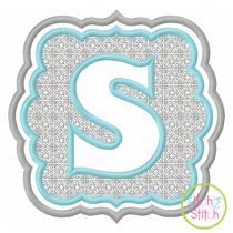 I2S Embossed Monogram | Machine Embroidery Designs by JuJu