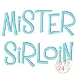 Mister Sirloin Embroidery Font | Machine Embroidery Designs by JuJu