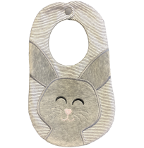 Cute Bunny Bib | Machine Embroidery Designs by JuJu
