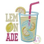 Lemonade Applique | Machine Embroidery Designs by JuJu