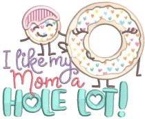 Mother's Day Word Art 3 Machine Embroidery Designs by JuJu