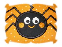 Rick Rack Spider Applique | Machine Embroidery Designs by JuJu