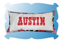 Cowboy Applique Font | Machine Embroidery Designs by JuJu