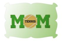 Tennis Mom Applique | Machine Embroidery Designs by JuJu