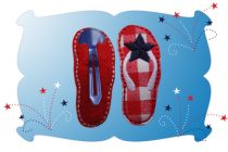 July 4th Flip Flop Snap Clip Covers | Machine Embroidery Designs by JuJu