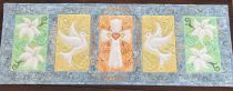 ITH Easter Blessings Table Runner | Machine Embroidery Designs by JuJu