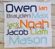 Spaceman Embrodiery Font | Machine Embroidery Designs by JuJu