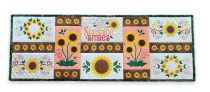 ITH Sunflower Table Runner | Machine Embroidery Designs by JuJu