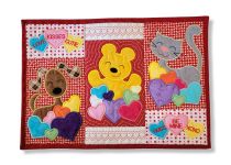 Valentine Animals Placemat | Machine Embroidery Designs by JuJu
