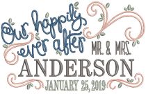 Wedding Templates 4 Machine Embroidery Designs by JuJu