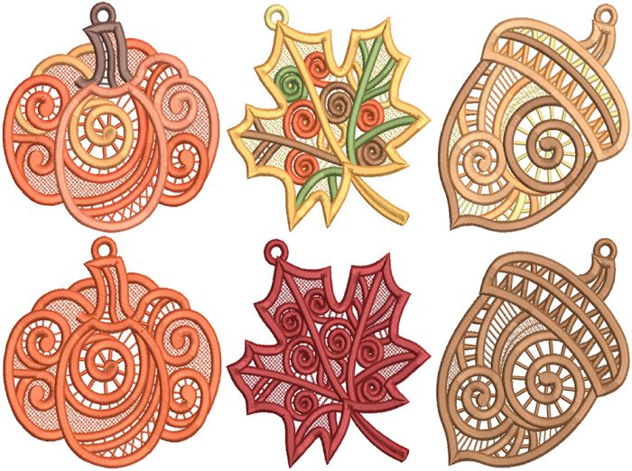 Free Standing Lace Fall | Machine Embroidery Designs by JuJu